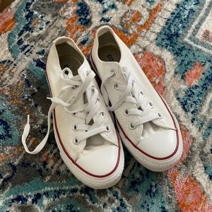 White Low Top Converse